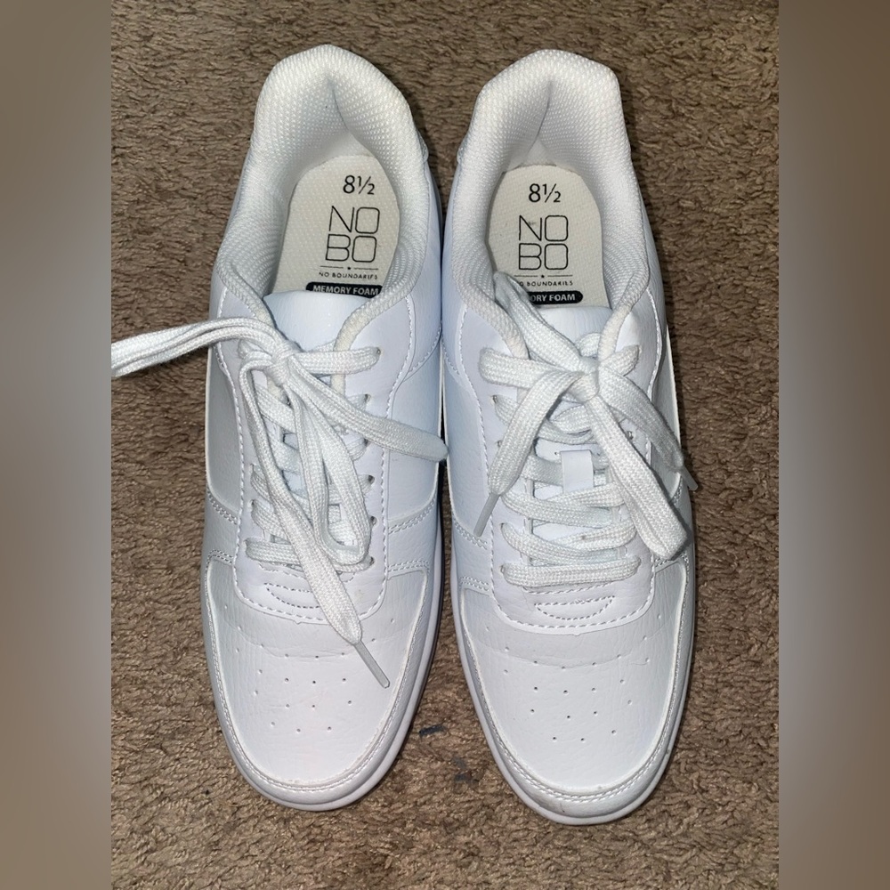 No Boundaries white shoes